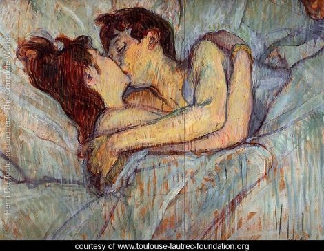 In-Bed--The-Kiss