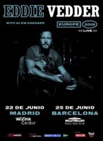Eddie Vedder anuncia conciertos en Madrid y Barcelona